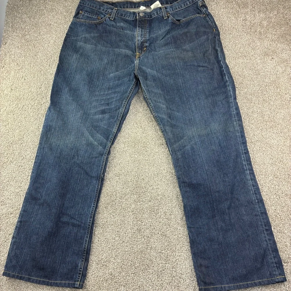 Banana Republic Mens Straight Leg Jeans 42x36 Blue Medium Wash Cotton Americana